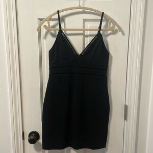 Black mini dress